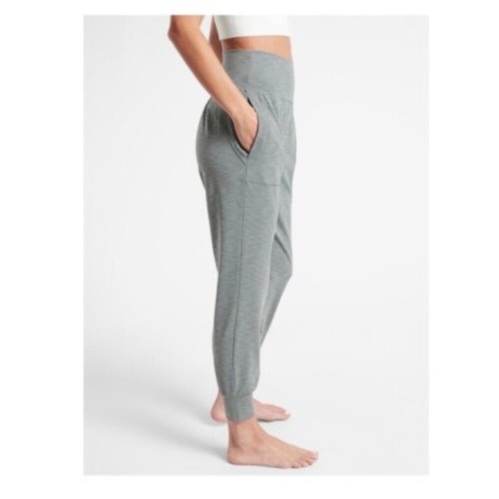 Athleta Salutation Jogger, Grey Heather, Small Tall